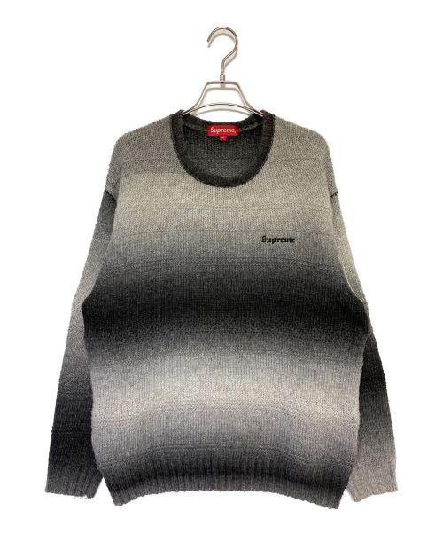 SUPREME（シュプリーム）SUPREME (シュプリーム) Gradient Stripe Sweater グレー サイズ:Mの古着・服飾アイテム