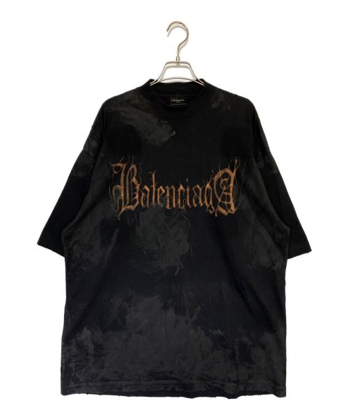 BALENCIAGA（バレンシアガ）BALENCIAGA (バレンシアガ) Metal Oversized T-Shirt ブラック サイズ:XXSの古着・服飾アイテム