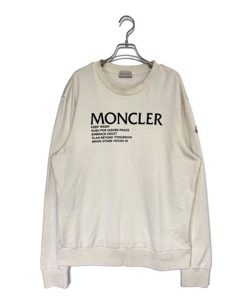 MONCLER（モンクレール）MONCLER (モンクレール) MAGLIA GIROCOLLO アイボリー サイズ:XLの古着・服飾アイテム