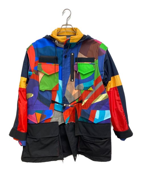 sacai（サカイ）sacai (サカイ) KAWS (カウズ) 2 Way Blouson jacket マルチカラー サイズ:1の古着・服飾アイテム