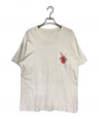 CHROME HEARTSクロムハーツ）の古着「Red Dagger T Shirt」｜ホワイト