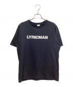 NUMBER (N)INEナンバーナイン）の古着「LYRICMAN TEE(リリックマンティーシャツ)/02AW ジョージ期/Archive」｜ブラック
