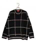 SUPREMEシュプリーム）の古着「quilt stitch sweater」｜ブラック