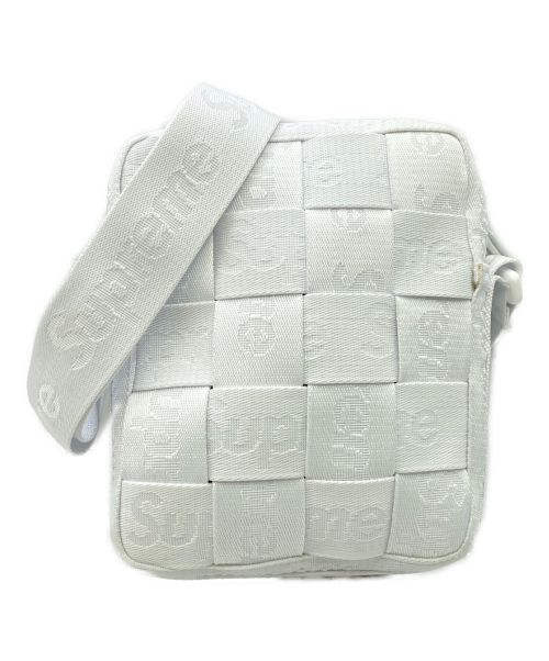 SUPREME（シュプリーム）SUPREME (シュプリーム) Woven Shoulder Bag ホワイト サイズ:-の古着・服飾アイテム