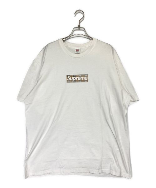 SUPREME（シュプリーム）SUPREME (シュプリーム) BURBERRY (バーバリー) BOX LOGO Tシャツ ホワイト サイズ:XLの古着・服飾アイテム