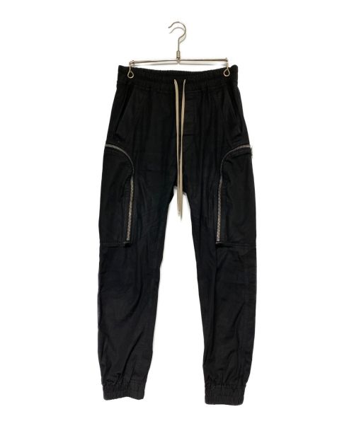 RICK OWENS（リックオウエンス）RICK OWENS (リック オウエンス) TECUATL CARGO JOG PANTS ブラック サイズ:48の古着・服飾アイテム