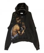 OFFWHITEオフホワイト）の古着「Bacchus-print cotton hoodie」｜グレー