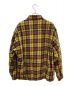 thisisneverthat (ディスイズネバーザット) E/T-Logo Plaid Shirt Jacket イエロー サイズ:L：6800円