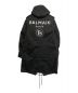 BALMAIN (バルマン) バックロゴプリントモッズコート ブラック サイズ:48：62000円