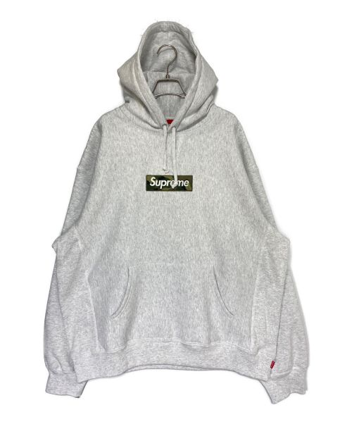 SUPREME（シュプリーム）Supreme (シュプリーム) Box Logo Hooded Sweatshirt ライトグレー サイズ:XLの古着・服飾アイテム