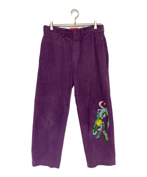 SUPREME（シュプリーム）SUPREME (シュプリーム) Gonz Corduroy Chino Pant パープル サイズ:30の古着・服飾アイテム