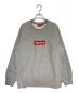 SUPREME（シュプリーム）の古着「Box Logo Sweatshirt」｜ライトグレー