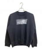 MM6 Maison Margielaエムエムシックス メゾンマルジェラ）の古着「24SS Sweatshirt with numeric logo print」｜ブラック