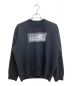 MM6 Maison Margiela（エムエムシックス メゾンマルジェラ）の古着「24SS Sweatshirt with numeric logo print」｜ブラック