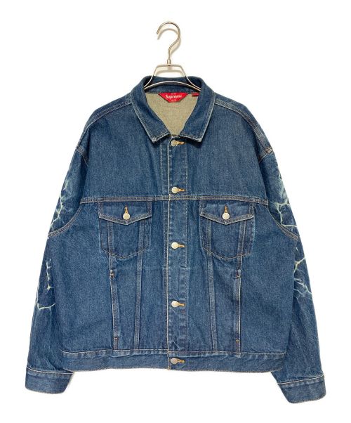 SUPREME（シュプリーム）SUPREME (シュプリーム) shibori denim trucker jacket インディゴ サイズ:Lの古着・服飾アイテム