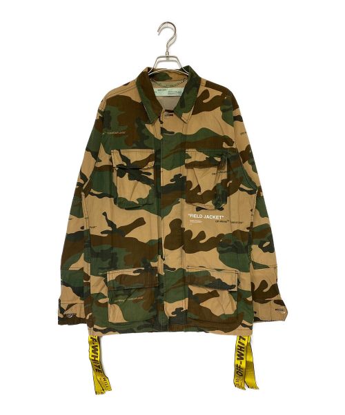 OFFWHITE（オフホワイト）OFFWHITE (オフホワイト) Camouflage Field Jacket オリーブ サイズ:Mの古着・服飾アイテム