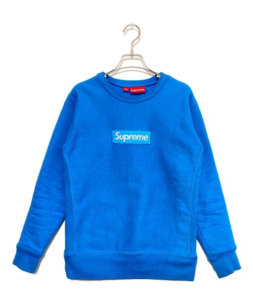 SUPREME（シュプリーム）SUPREME (シュプリーム) BOX LOGO CREW NECK SWEAT SHIRT ブルー サイズ:Sの古着・服飾アイテム