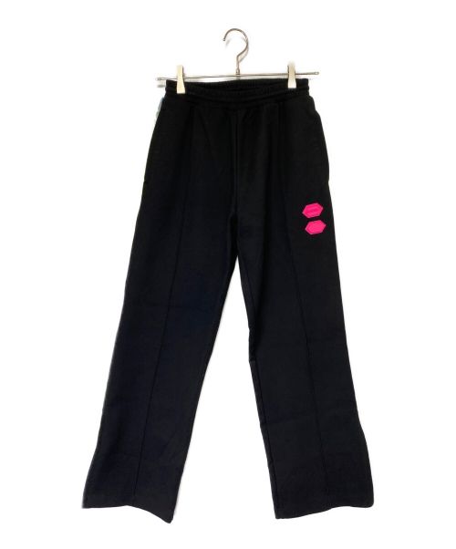 OFFWHITE（オフホワイト）OFFWHITE (オフホワイト) Rubber Street Logo Retro Sports Pants ブラック サイズ:Sの古着・服飾アイテム