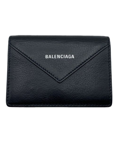 BALENCIAGA（バレンシアガ）BALENCIAGA (バレンシアガ) カーフスキンカードケース ブラック サイズ:-の古着・服飾アイテム