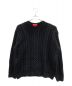SUPREME（シュプリーム）の古着「Applique Cable Knit Sweater」｜ブラック