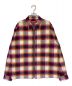 SUPREME（シュプリーム）の古着「Shadow Plaid Flannel ZipUp Shirt」｜ショッキングピンク