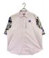RAF SIMONS（ラフシモンズ）の古着「contrast sleeve shirt」｜ピンク