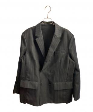 24AW Chalk Stripe x Rip Stop Jacket