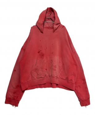 DOUBLE FACE HOODIE/RD