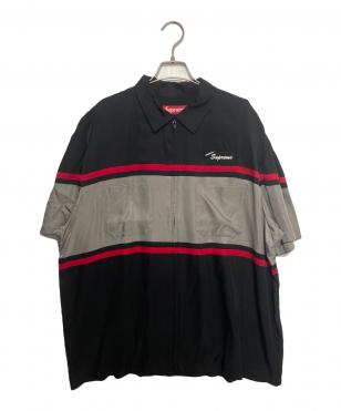 26ss Silk Zip Up S/S Shirt
