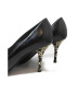 Christian Dior (クリスチャンディオール) ヒールデザインレザーパンプス サイズ:35 1/2：3980円