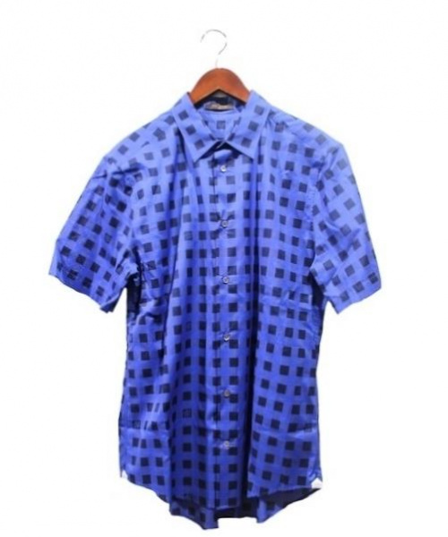LOUIS VUITTON（ルイ ヴィトン）LOUIS VUITTON (ルイ・ヴィトン) マサイチェックシャツ ブルー サイズ:XL 未使用品の古着・服飾アイテム