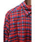 LOUIS VUITTON (ルイ・ヴィトン) シルクチェックシャツ レッド サイズ:XL：44800円