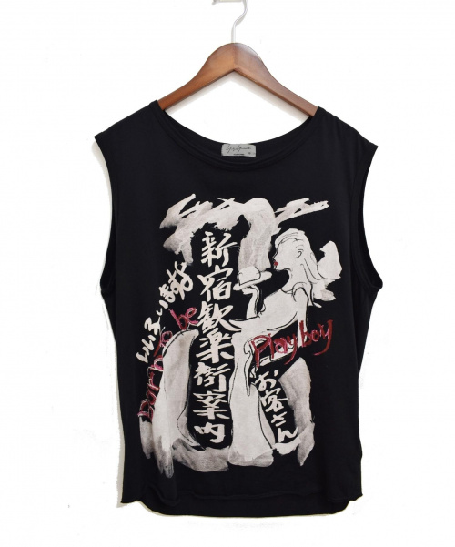 中古 古着通販 Yohjiyamamoto Pour Homme ヨウジヤマモトプールオム 18ss 新宿歓楽街ノースリーブtシャツ サイズ 3 ブランド 古着通販 トレファク公式 Trefac Fashion