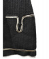 中古・古着 CHANEL (シャネル) BLACK WOOL KNIT DRESS/ニットワンピース ブラック サイズ:44：29800円