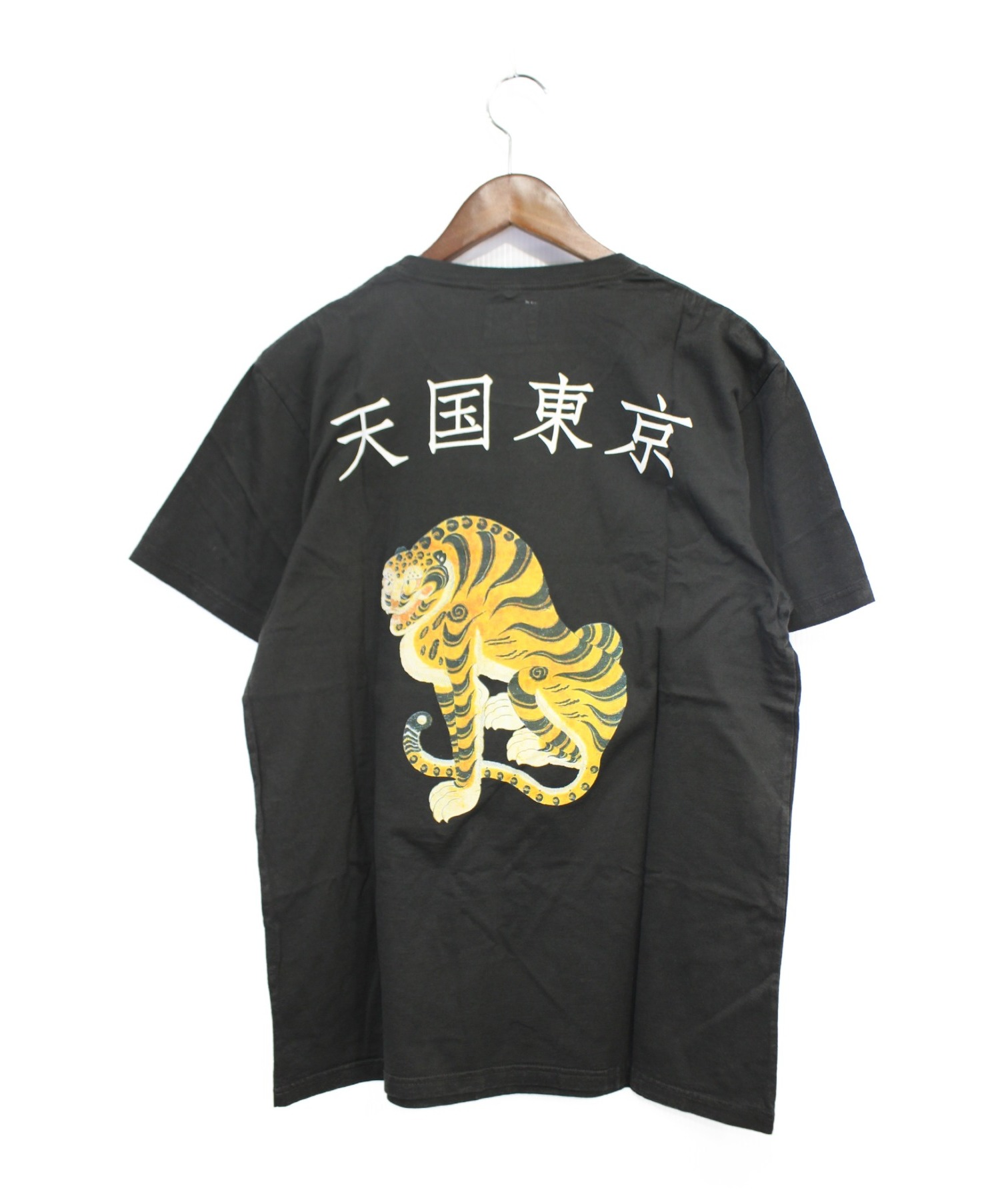 【中古・古着通販】WACKO MARIA (ワコマリア) 天国東京Tシャツ ブラック サイズ:XL 未使用品｜ブランド・古着通販 トレファク