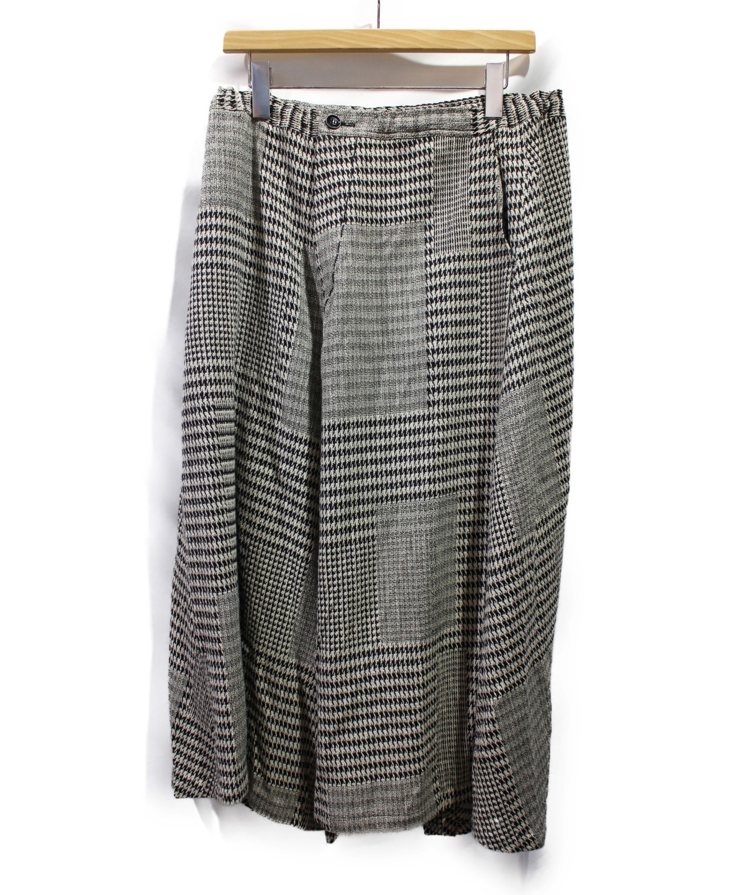 中古 古着通販 Ys ワイズ 千鳥格子ワイドパンツ ホワイト ブラック サイズ 2 ブランド 古着通販 トレファク公式 Trefac Fashion