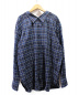 BALENCIAGA（バレンシアガ）の古着「オーバーサイズチェックシャツ」｜ブルー