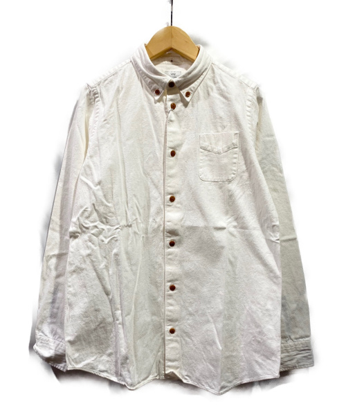 WMV（ダブルエムブイ）WMV (ダブルエムブイ) ボタンダウンシャツ ホワイト サイズ:2の古着・服飾アイテム