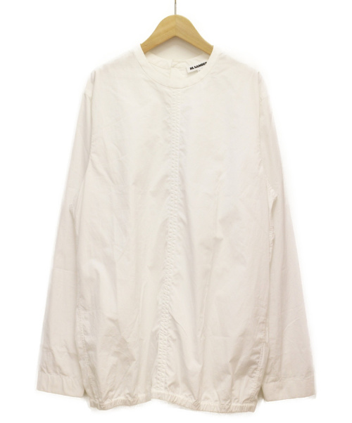 JIL SANDER（ジルサンダー）JIL SANDER (ジルサンダー) REVERSE BUTTON UP SHIRT ホワイト サイズ:40の古着・服飾アイテム