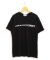 COMME des GARCONS SHIRT（コムデギャルソンシャツ）の古着「ロゴTシャツ」｜ブラック