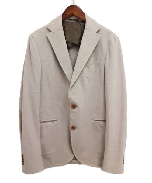 FENDI（フェンディ）FENDI (フェンディ) ウールテーラードジャケット ベージュ サイズ:50の古着・服飾アイテム
