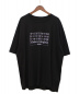 Maison Margiela（メゾンマルジェラ）の古着「20SS オーバーサイズナンバーロゴTシャツ」｜ブラック