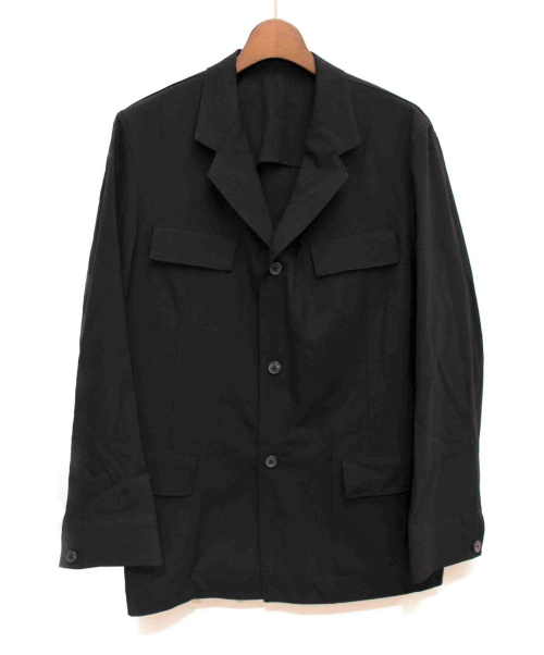 Y’s for men（ワイズフォーメン）Y’s for men (ワイズフォーメン) ウールギャバジンジャケット ブラック サイズ:2の古着・服飾アイテム