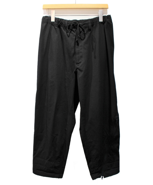 B Yohji Yamamoto（ビーヨウジヤマモト）B Yohji Yamamoto (ビーヨウジヤマモト) ジップデザインパンツ ブラック サイズ:2の古着・服飾アイテム