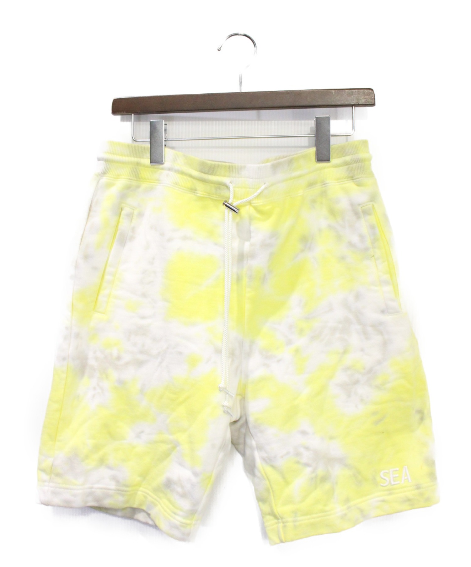 中古 古着通販 Wind And Sea ウィンダンシー タイダイ柄ハーフパンツ イエロー サイズ S ブランド 古着通販 トレファク公式 Trefac Fashion
