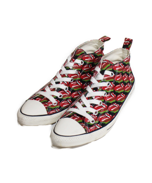 中古 古着通販 Comme Des Garcons Homme Plus コムデギャルソンオムプリュス キャンバススニーカー ブラック レッド サイズ 25 ブランド 古着通販 トレファク公式 Trefac Fashion
