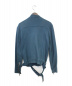 BALMAIN (バルマン) スウェットライダースジャケット ブルー サイズ:S：9800円