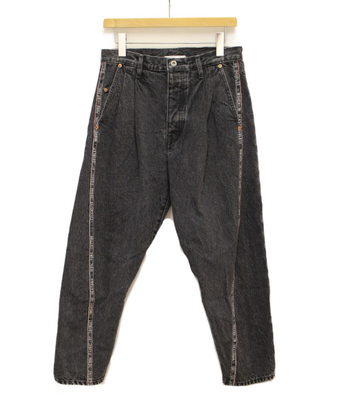 doublet（ダブレット）doublet (ダブレット) 19SS 3D CUTTING DENIM PANTS ブラック サイズ:Sの古着・服飾アイテム