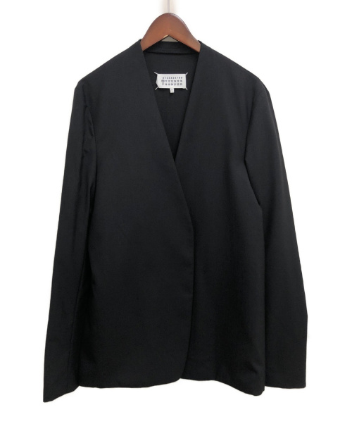 Maison Margiela（メゾンマルジェラ）Maison Margiela (メゾンマルジェラ) ノーカラージャケット ブラック サイズ:46の古着・服飾アイテム