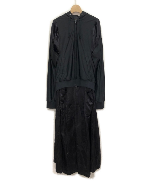 COMME des GARCONS（コムデギャルソン）COMME des GARCONS (コムデギャルソン) Hoodie Overcoat ブラック サイズ:Lの古着・服飾アイテム